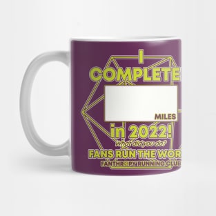 2022 Fans Run the World Fill in Your Miles! Mug